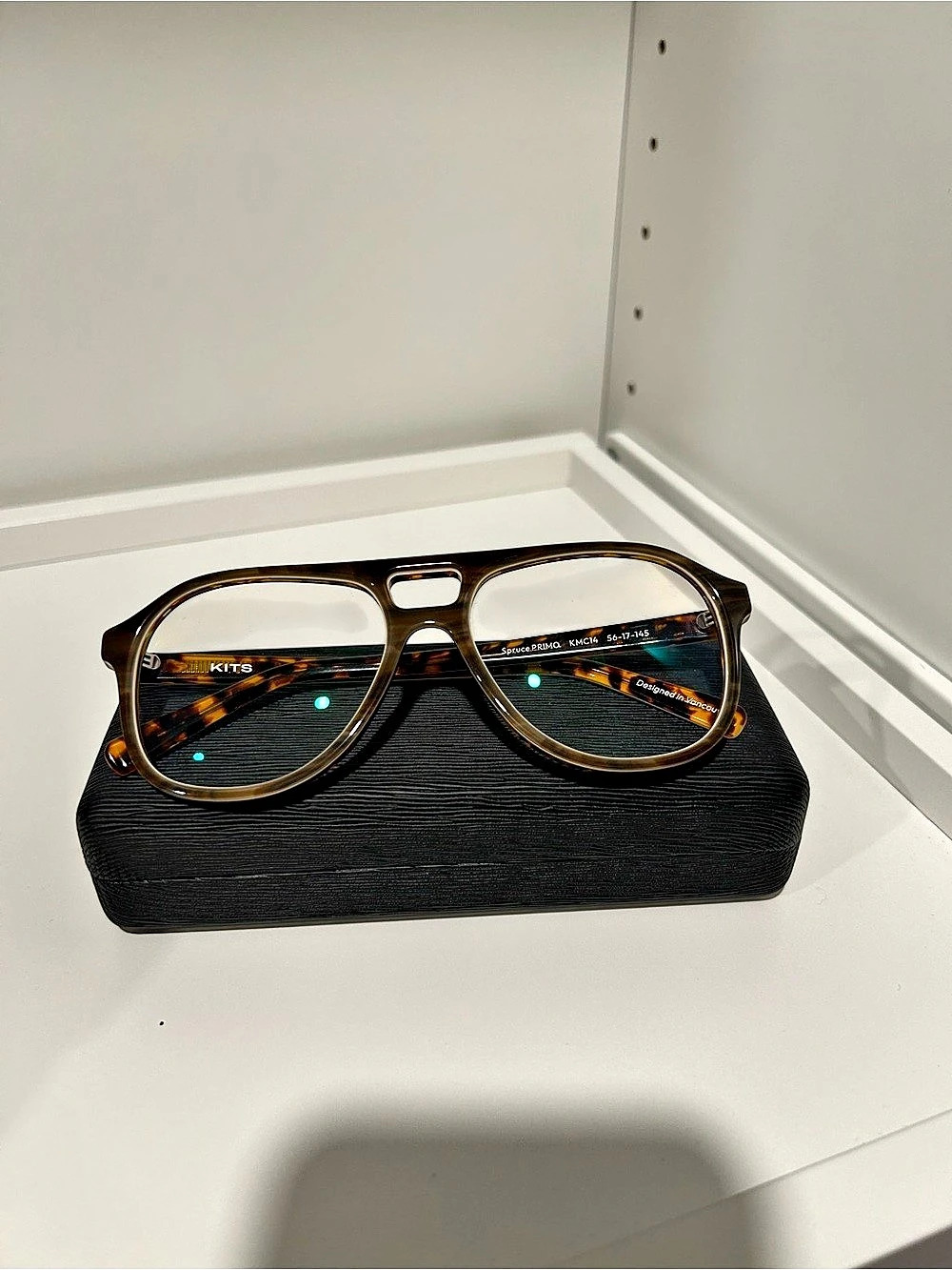 KITS Spruce Primo Tortoiseshell Glasses Brown & Black